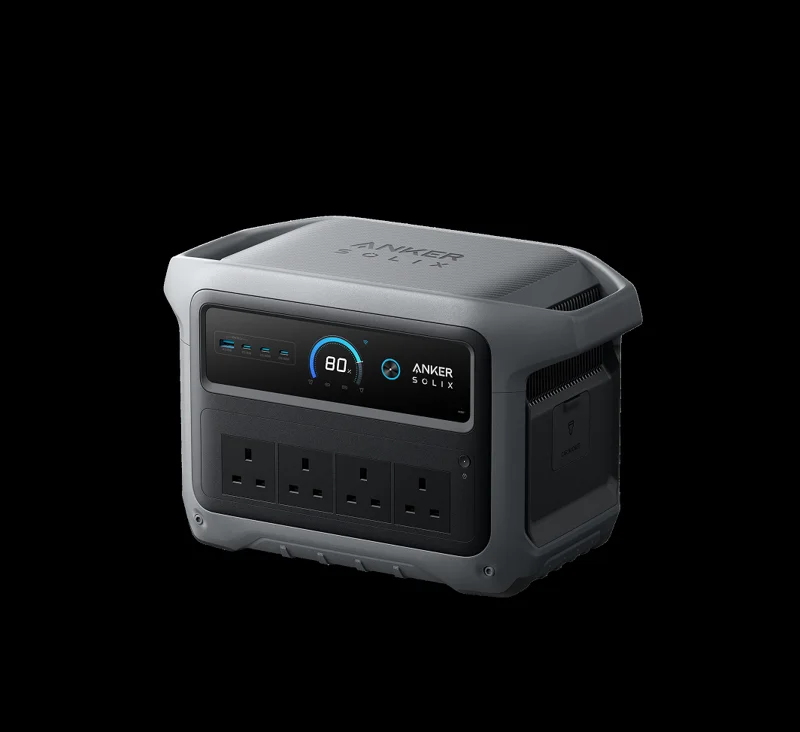 Anker SOLIX C1000 Gen 2 portable power station with UK sockets