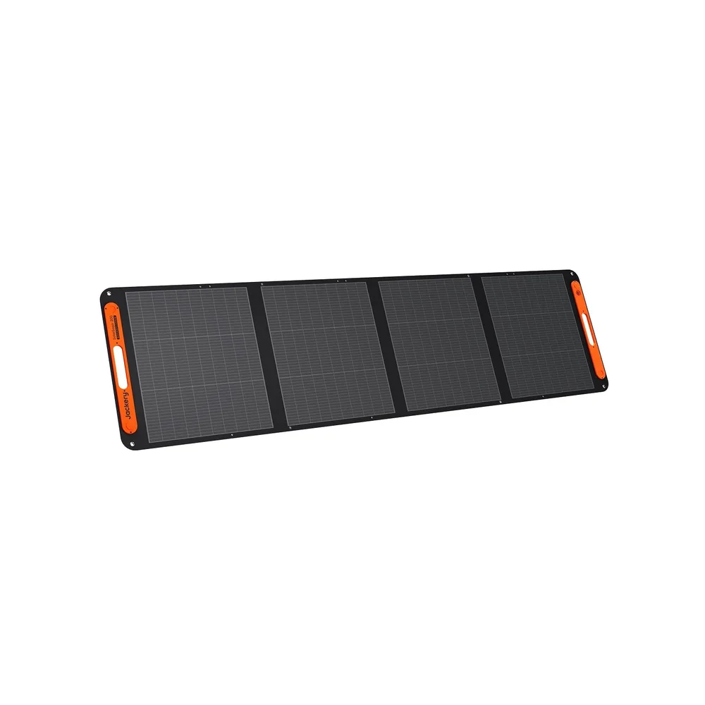 Jackery SolarSaga 200W foldable solar panel, angled view