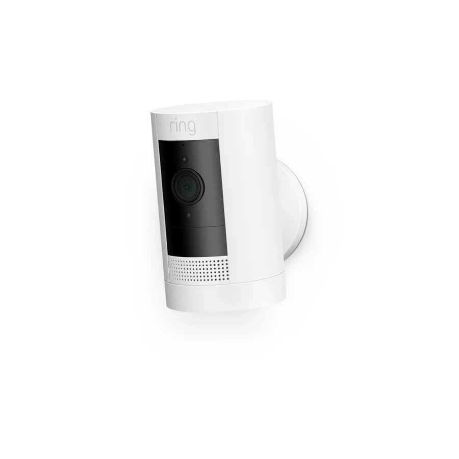 Ring Stick Up Cam Battery security camera in white